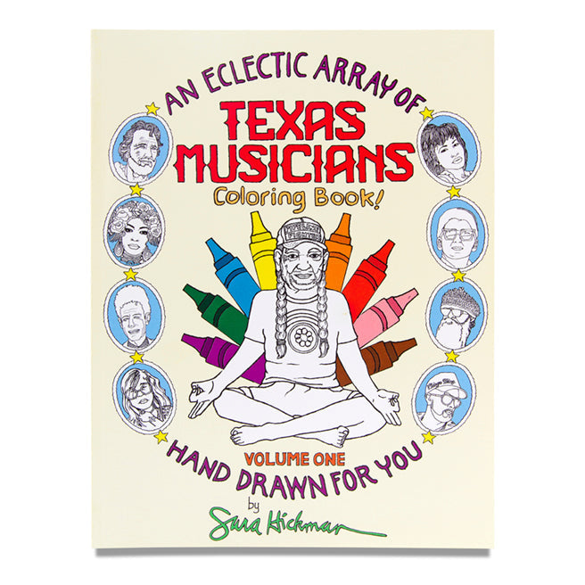 "Texas Musicians" Coloring Book