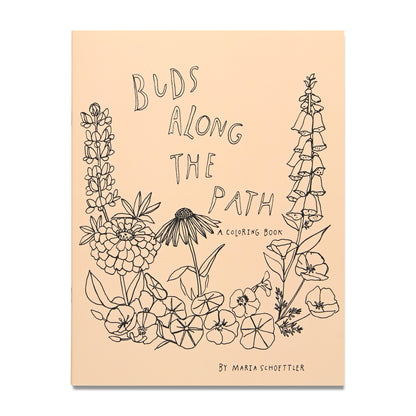 "Buds Along The Path" Coloring Book