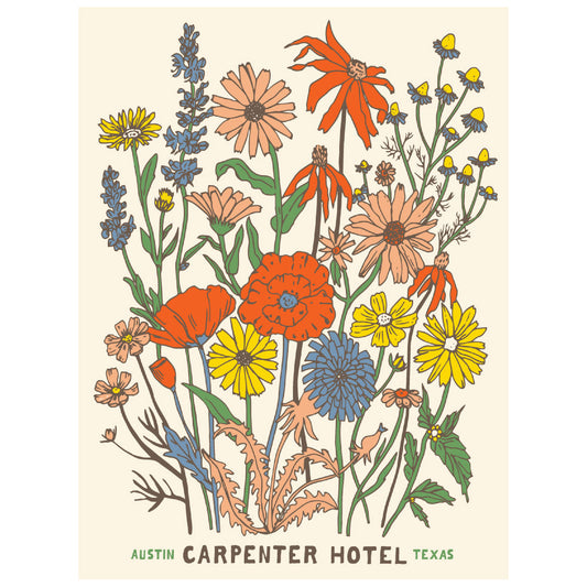 Carpenter Hotel Wildflower Poster